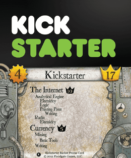 Legacy: Gears of Time – Kickstarter Backer Promo Card