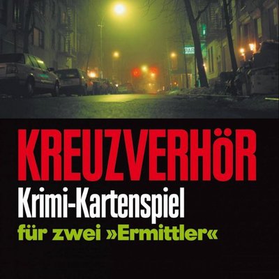 Kreuzverhör: Krimi-Kartenspiel für zwei "Ermittler"