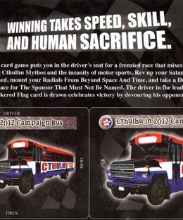 Cthulhu in 2012 Campaign Bus