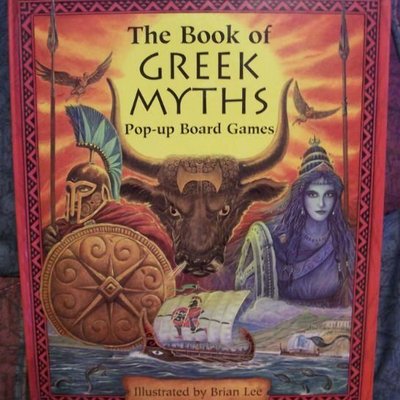 The Book of Greek Myths Pop-up Board Games
