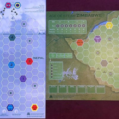 Age of Steam Expansion: Everest / Zimbabwe