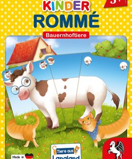 Kinder-Rommé: Bauernhoftiere
