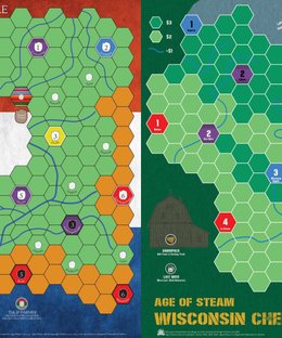 Age of Steam Expansion: Dutch Tulip Bubble / Wisconsin Cheeseheads