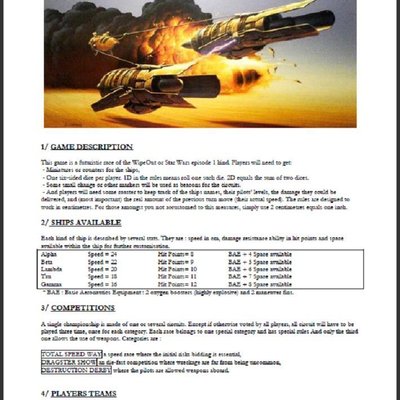 Formula Ace Racing Pods