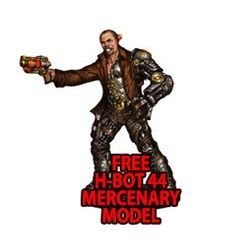 Wild West Exodus: H-BOT 44 Mercenary miniature