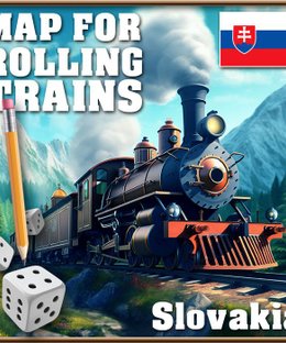 Rolling Trains: Slovakia Map