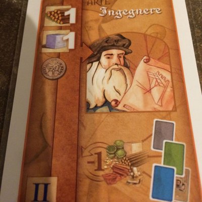 Florenza: The Card Game – Ingegnere Promo Card