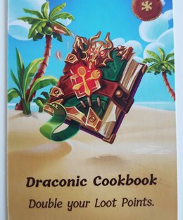 The Last Bottle of Rum: Draconic Cookbook Promo Card