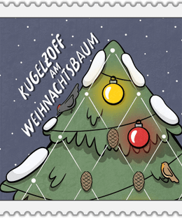 Kugelzoff am Weihnachtsbaum