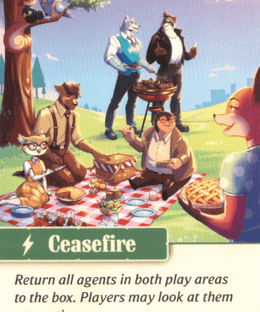 Agent Avenue: Ceasefire Promo Card