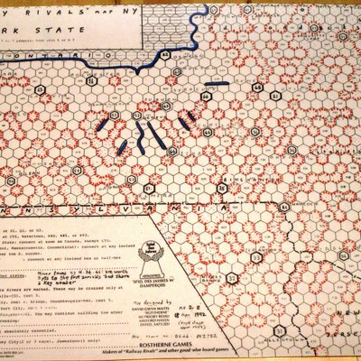 Railway Rivals Map NY: New York State