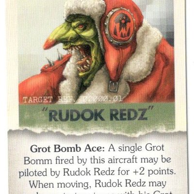 Aeronautica Imperialis: Wings of Vengeance – Rudok Redz Promo Card