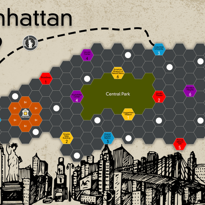 Manhattan 1929 (fan expansion for Age of Steam)