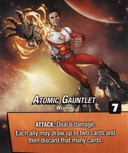 Astro Knights: Atomic Gauntlet Promo Card