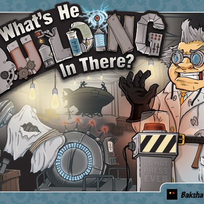 What's He Building in There?