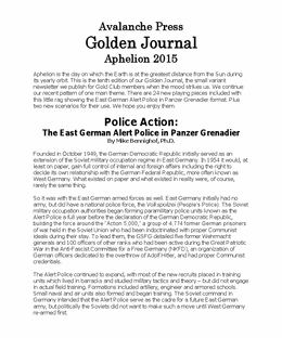 Panzer Grenadier: Iron Curtain – National People's Army