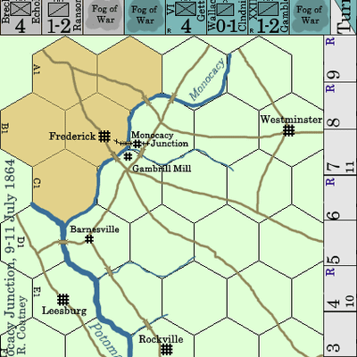 Postcard Monocacy Junction, 9-11 July 1864