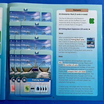 Neko Harbour: The Card Game – Fishing Boat promo card