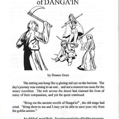 The Ancient Scrolls of Danga'in