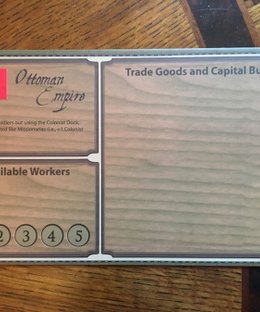 Empires: Age of Discovery – Ottoman Player Board and Gold Figures