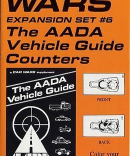 Car Wars Expansion Set #6, The AADA Vehicle Guide Counters