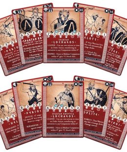 Mortal Gods: Spartan Card Set & Rules Booklet
