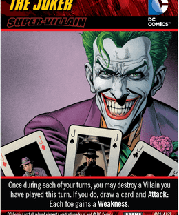 DC Deck-Building Game: Forever Evil – The Joker Super Villain