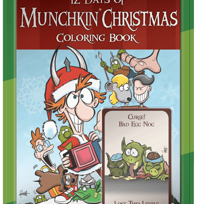 12 Days of Munchkin Christmas Coloring Book