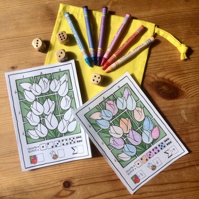 Roll and Colour: Notepads