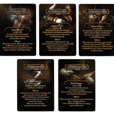 Tainted Grail: Item Sets Promo Cards