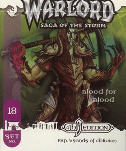 Warlord: Saga of the Storm – Blood for Blood
