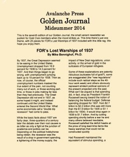 Second World War at Sea: FDR's Lost Ships of 1937