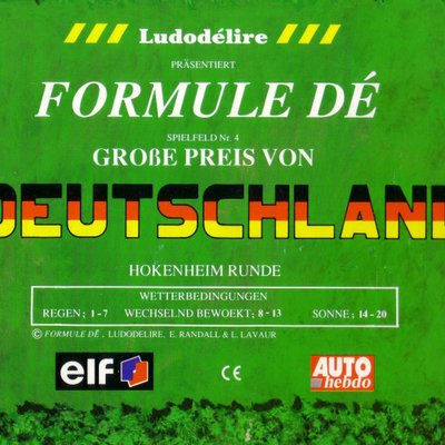 Formule Dé Circuit № 4: GROSSER PREIS VON DEUTSCHLAND – Hockenheim Ring