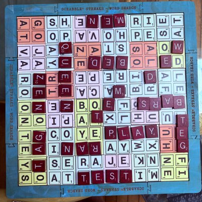 Scrabble Streaks Word Search
