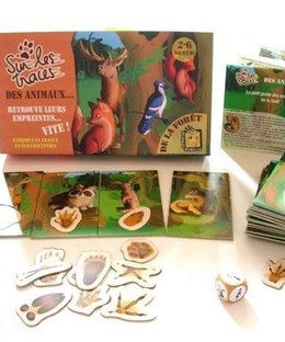 Sur les traces des animaux de la Foret