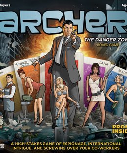 Archer: The Danger Zone! Board Game