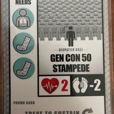 Paramedics: Clear! Gen Con 50 Stampede Promo Card