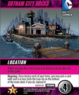DC Deck-Building Game: Gotham City Docks Promo
