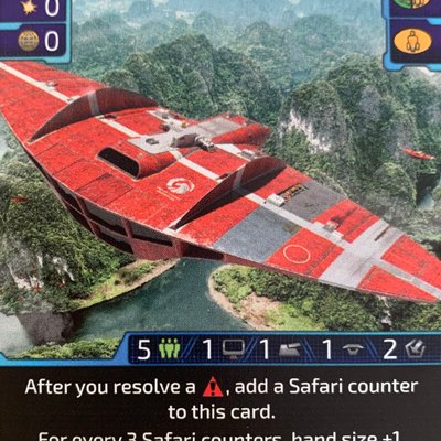 Traveller Customizable Card Game: Safari Ship
