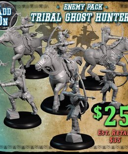Shadows of Brimstone: Tribal Ghost Hunters Enemy Pack