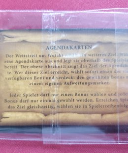 Wutaki: Agendakarten