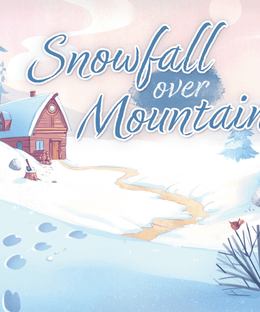 Snowfall Over Mountains