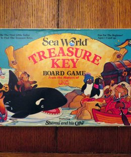 Sea World Treasure Key Board Game