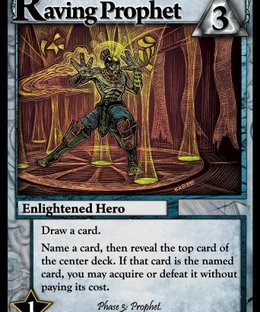 Ascension: Rise of Vigil – Raving Prophet Promo Card