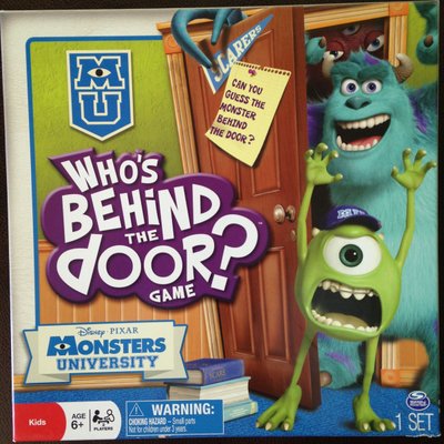Who's Behind The Door Game? Monsters University