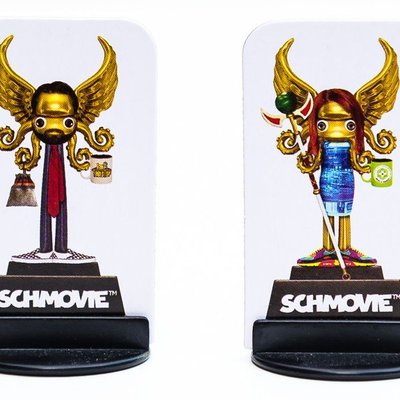 Schmovie: Table Top Day 2016 Felicia and Wil Schquid Trophies