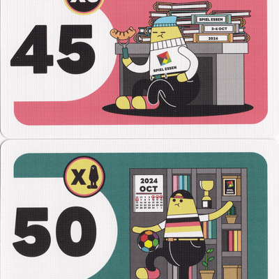 I'm Stuck in the lift: Floor 45 and 50 Promo Cards