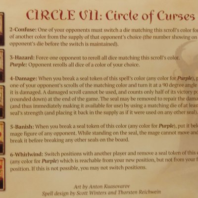 Five Seals of Magic: Circle VII – Circle of Curses