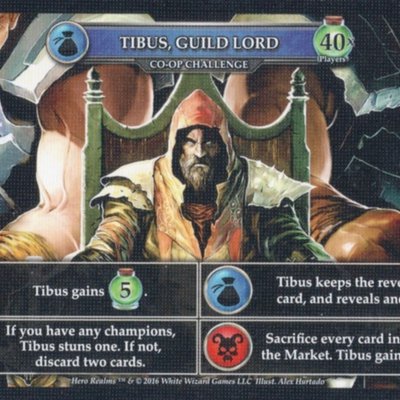 Hero Realms: Tibus, Guild Lord Promo Cards