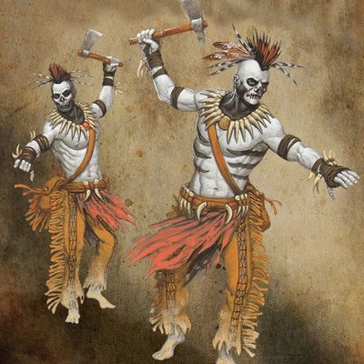 Shadows of Brimstone: Tribal Ghost Warriors